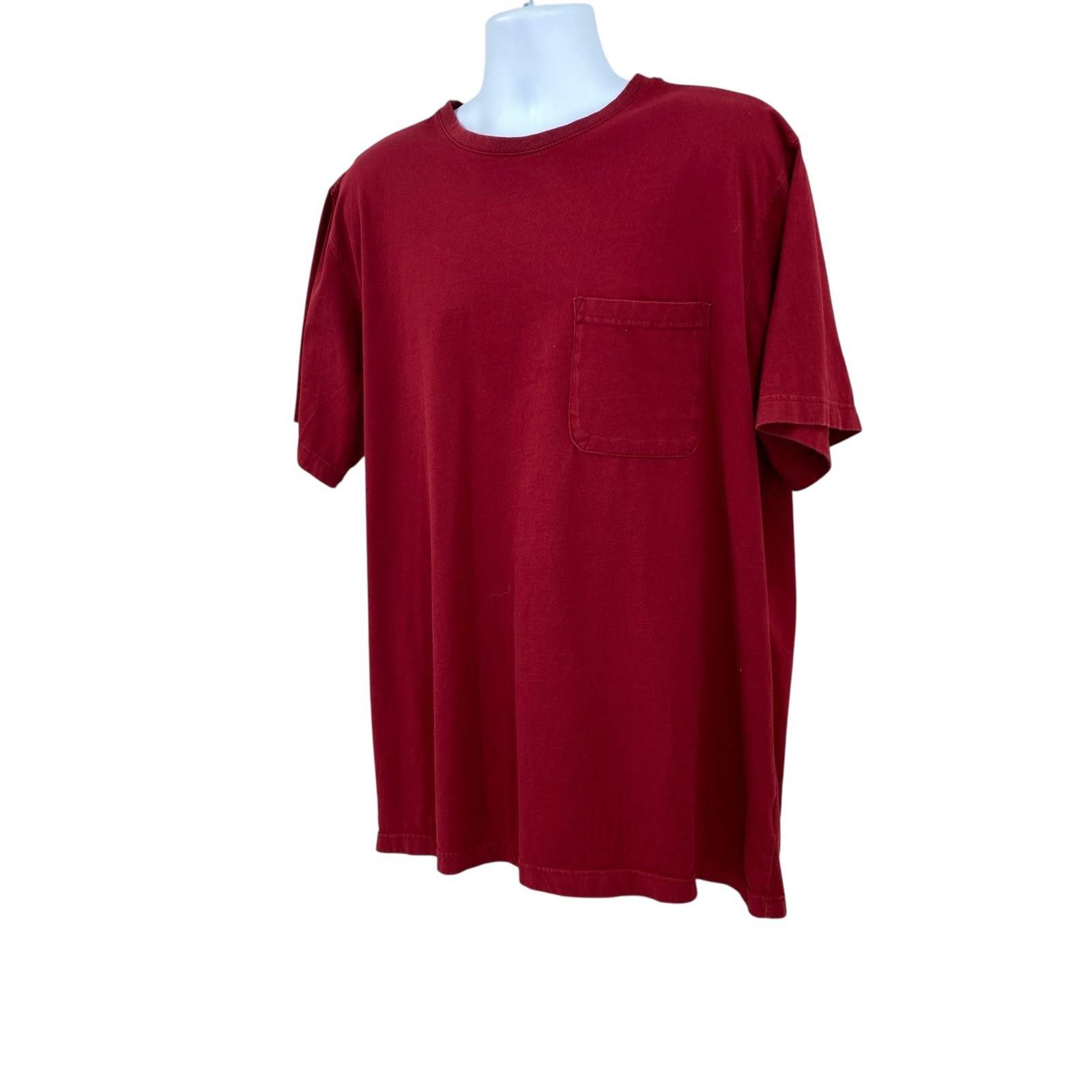 Covington Mens T-Shirt Deep Red Size XLT Crew Neck Regular Fit Pullover Casual gallery