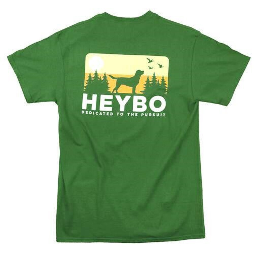 Heybo Dog Skyline Short Sleeve T-Shirt Moss CHOOSE YOUR SIZE gallery