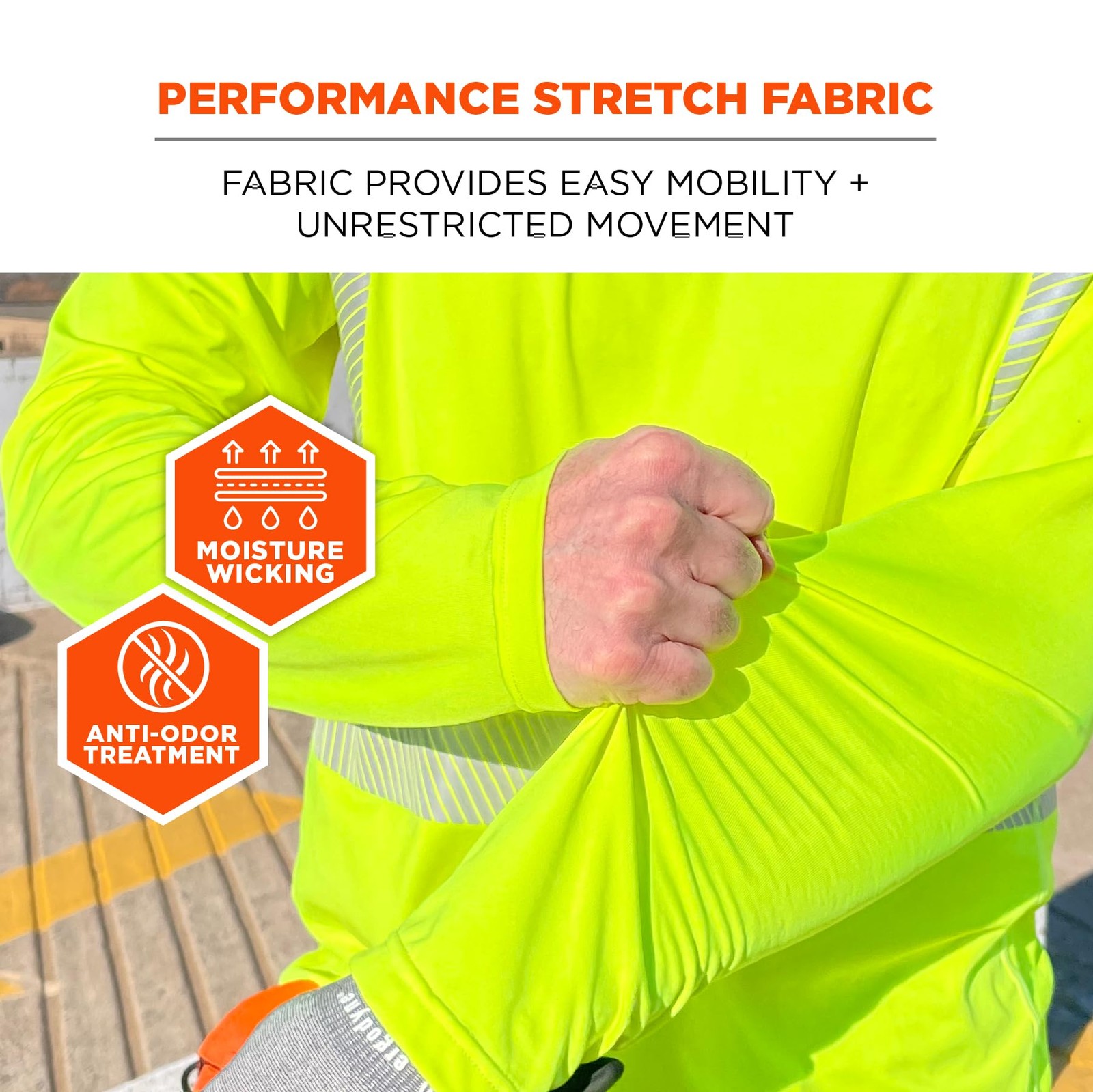 Cooling Hi Vis Reflective Shirt Class 2 UPF 50+ Lime - Instant Cooling Relief gallery