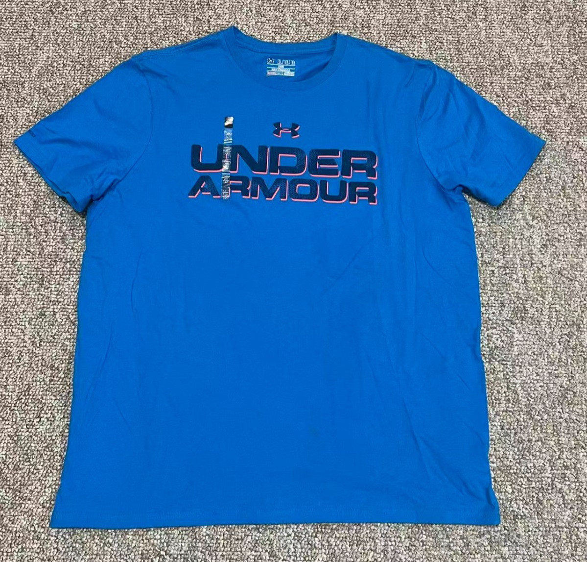 Under Armour Men HeatGear UA Wordmark Charged Cotton Loose SS Shirt (1283640) gallery