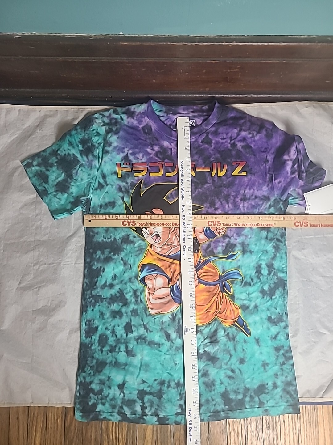 Dragon Ball Super Men's Size Small S Tie Dye Vegeta Anime Graphic Tee T-shirt gallery