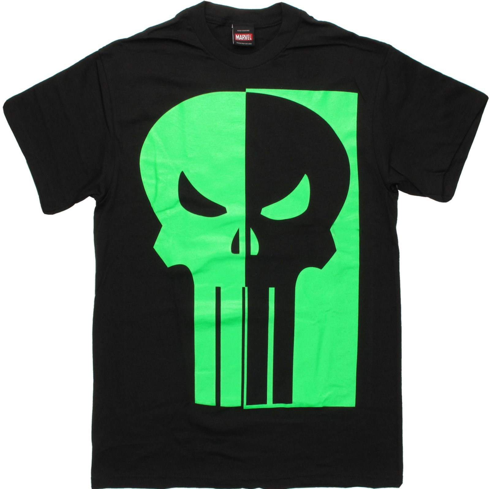 Marvel Punisher Mens t-shirt S M XL 34 36 38 40 46 48 New Glow in Dark graphics gallery