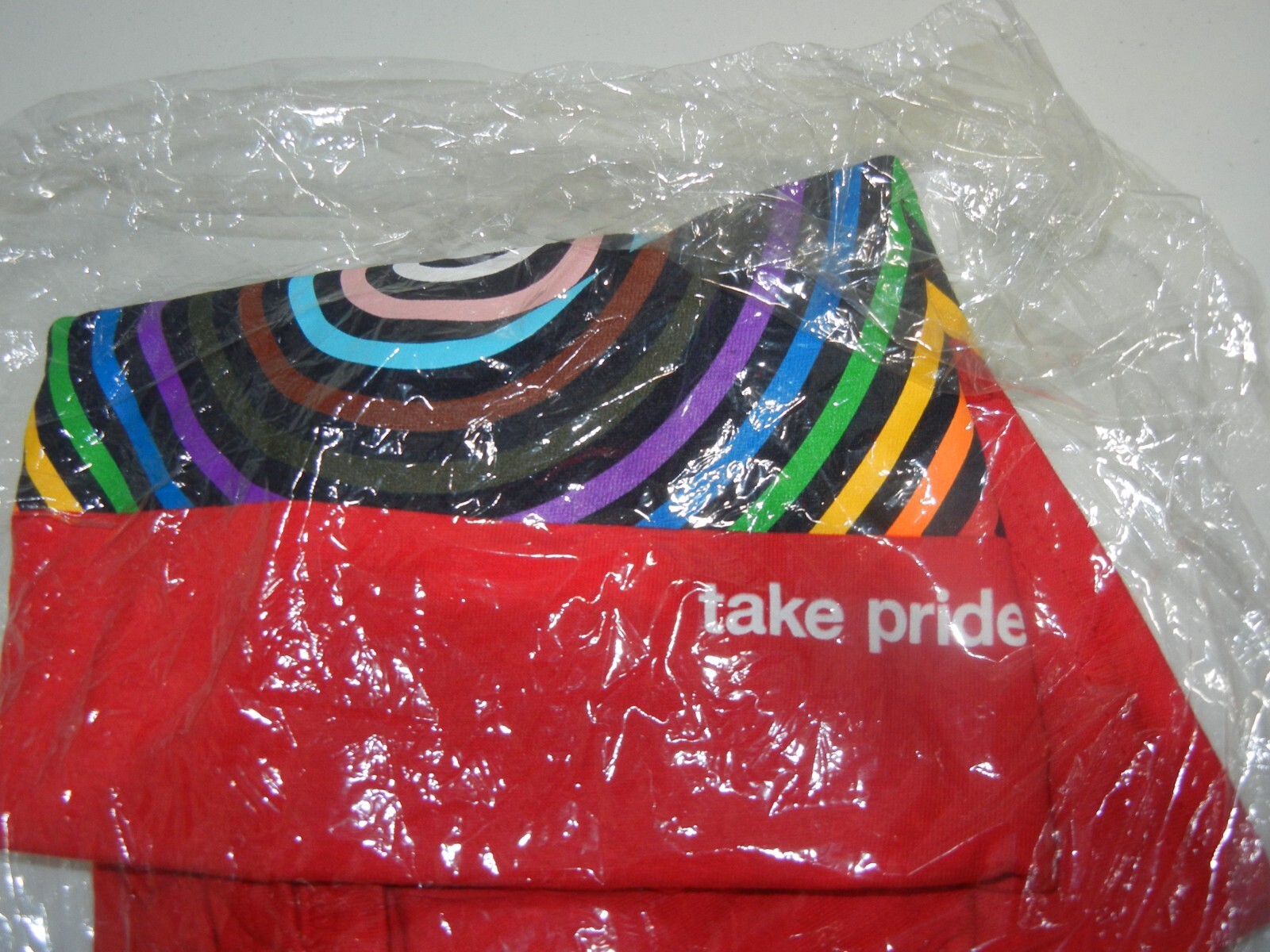 TARGET TAKE PRIDE - BULLSEYE RAINBOW LOGO T-SHIRT RED LGBTQ cotton L large gallery