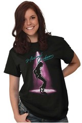 Michael Jackson Toe Stand Spotlight Dance Womens or Mens Crewneck T Shirt Tee
