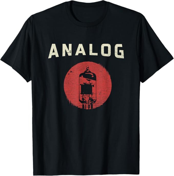 Vacuum tube amp analog vintage retro 80's 90's t shirt T-Shirt gallery