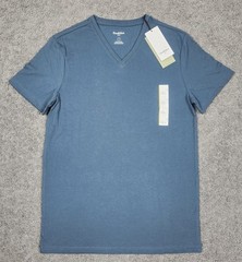 Men’s V Neck T Shirts Small Thunderbolt Blue, 5 Pack Goodfellow Co Short Sleeve