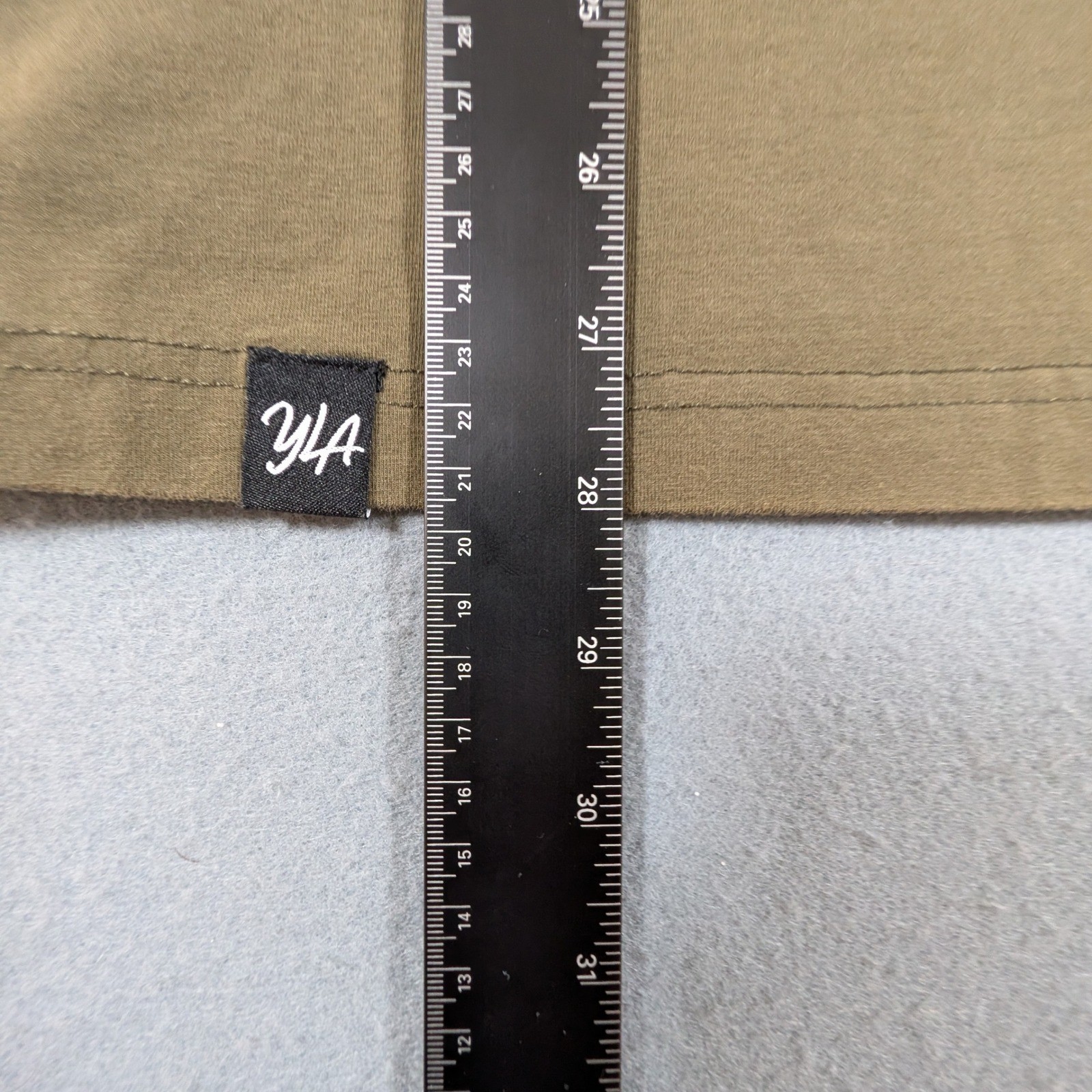 YoungLA Long Sleeve T-Shirt Mens Medium Olive Green Relaxed Fit gallery