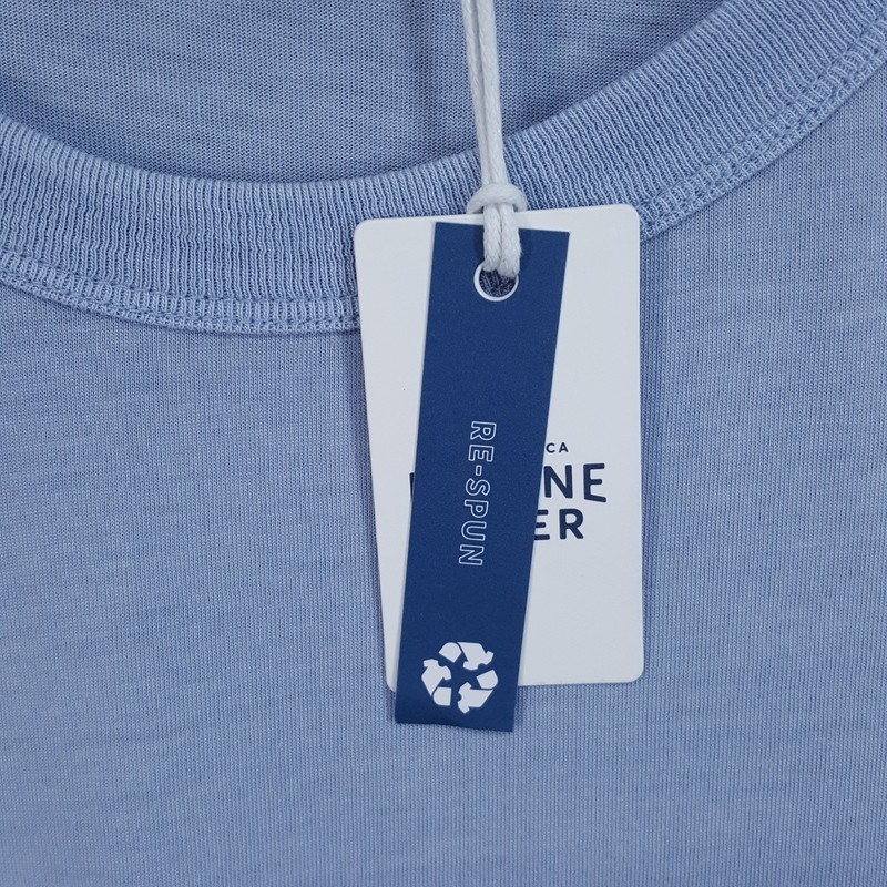 MARINE LAYER Shirt Mens Large Blue Pullover Crew Signature Sea Change Re-Spun gallery