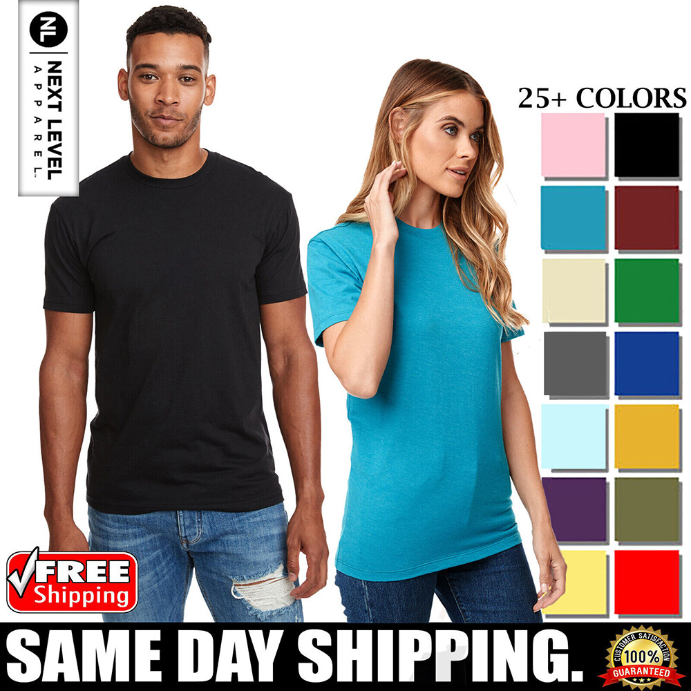 Next Level Apparel Unisex Premium CVC Crew Neck Short Sleeves T-Shirt - N6210 gallery