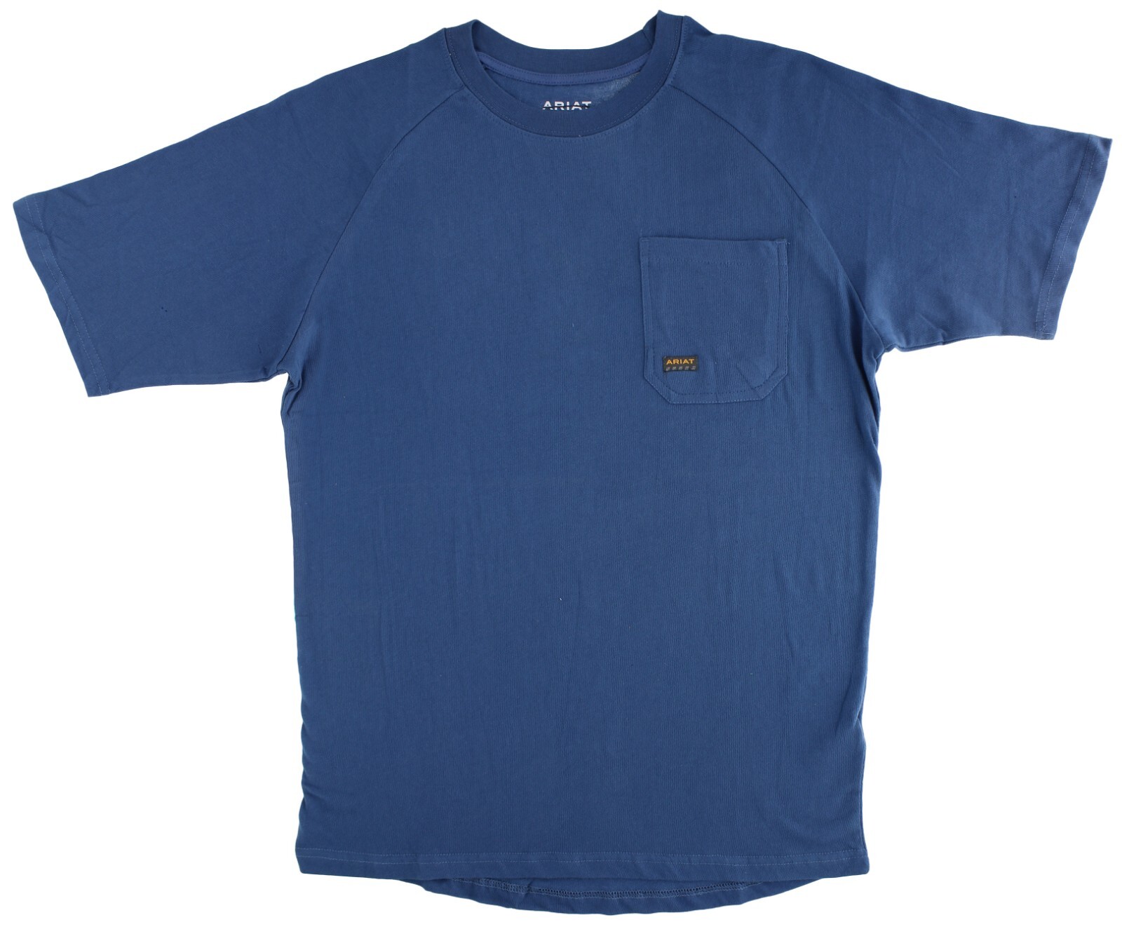 Ariat Rebar Men's T-Shirt Cotton Strong, Raglan Short Sleeve, Basic Pocket Tee gallery