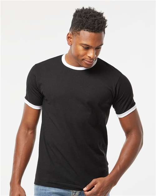 Tultex Unisex Fine Jersey Ringer T-Shirt – 246