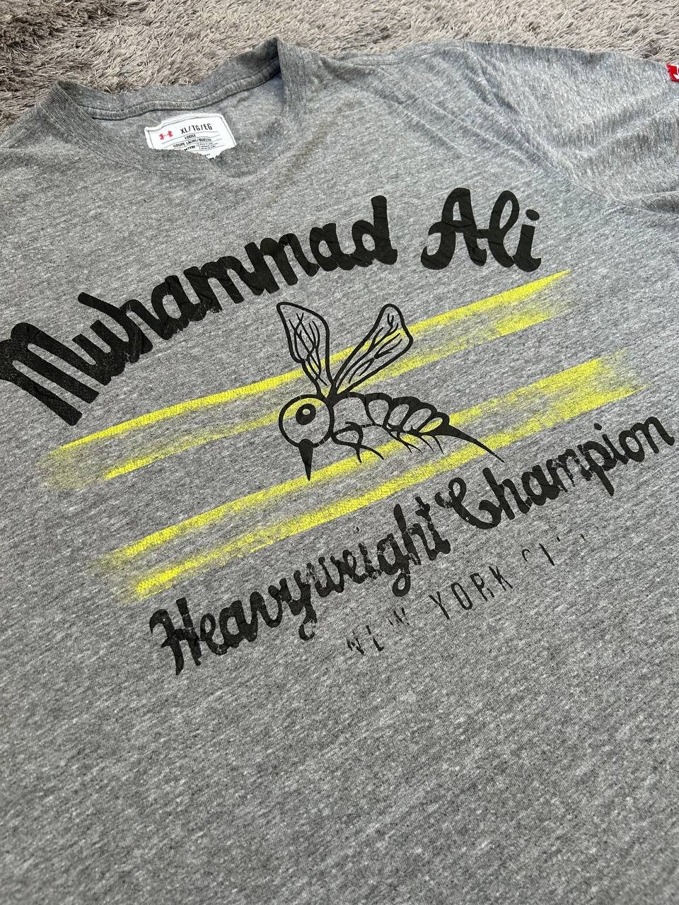 Under Armour Roots of Fight Muhammad Ali Shirt Mens XL Gray Heavyweight gallery