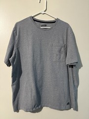 Duluth Trading 40 Grit Pocket T-Shirt Men’s Size XL Gray Cotton Short Sleeve