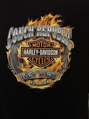 2014 Harley Davidson Motorcycles T Shirt Conch Republic Key West Florida M/L