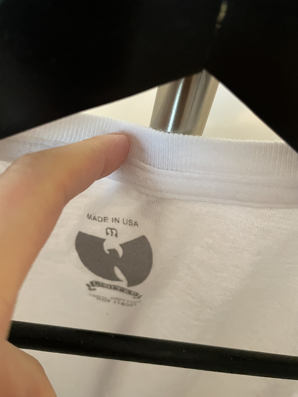 Used T-shirt Wutang Brand Limited White Size Medium Made In USA gallery