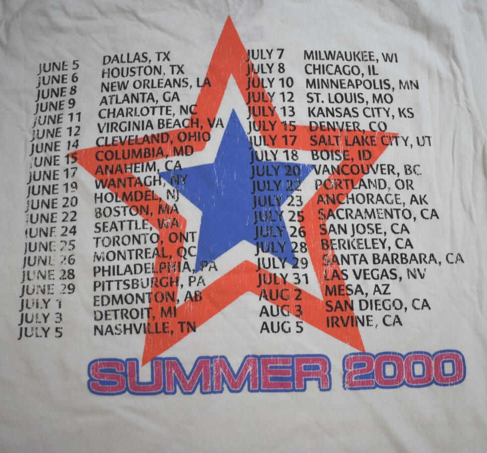 No Doubt Mens Summer 2000 Distressed Graphic (2024 Print) White Shirt New Small gallery