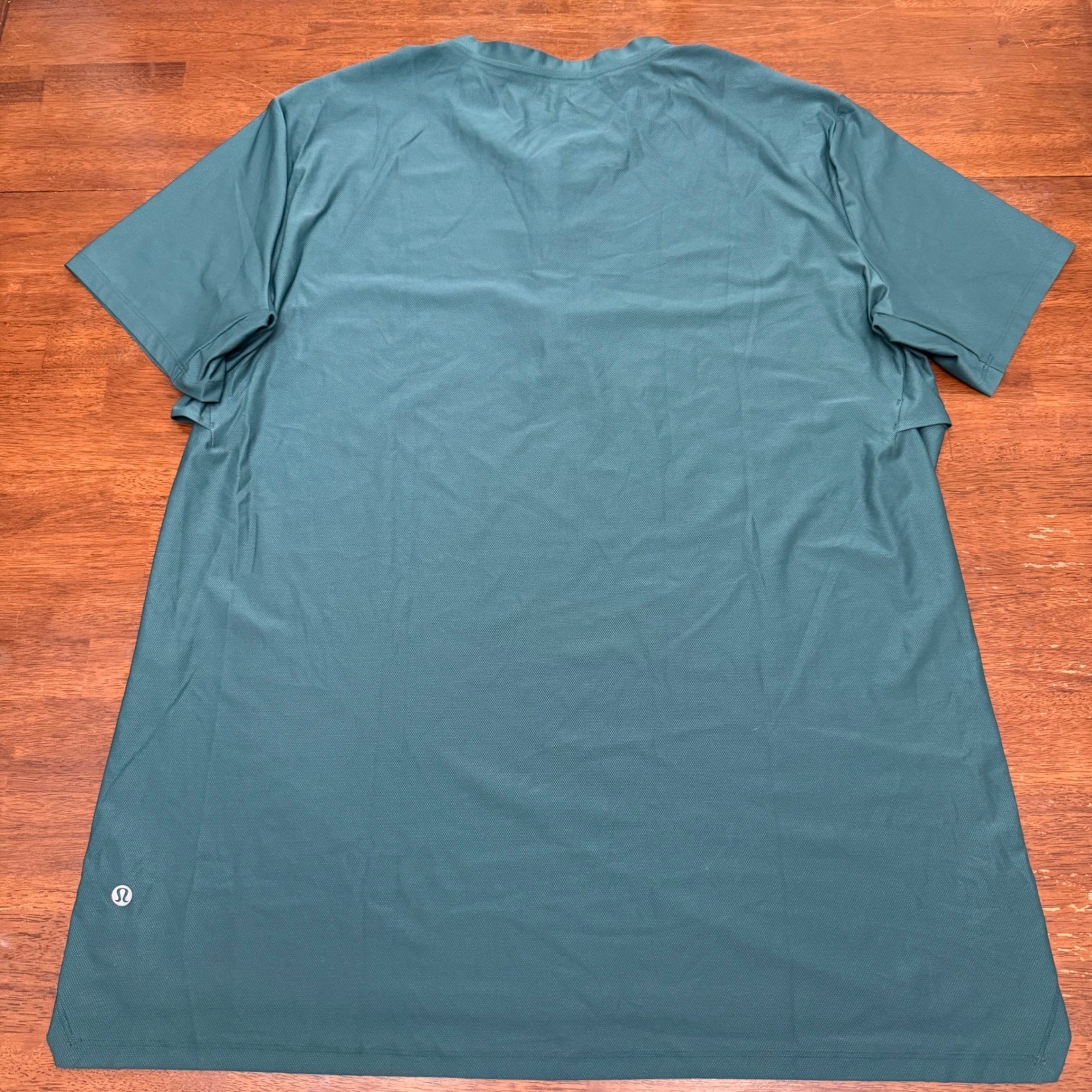 Lululemon Vented Tennis Shirt 1/4 Zip Mens XL Green Short Sleeve Blade Collar gallery