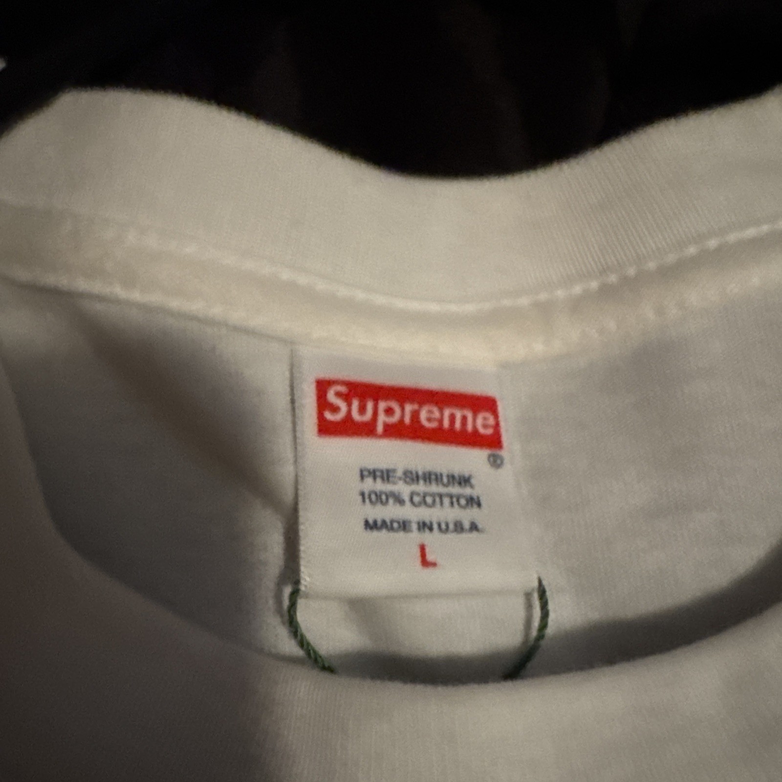 Supreme White Box Logo Long Sleeve Size large FW20 gallery
