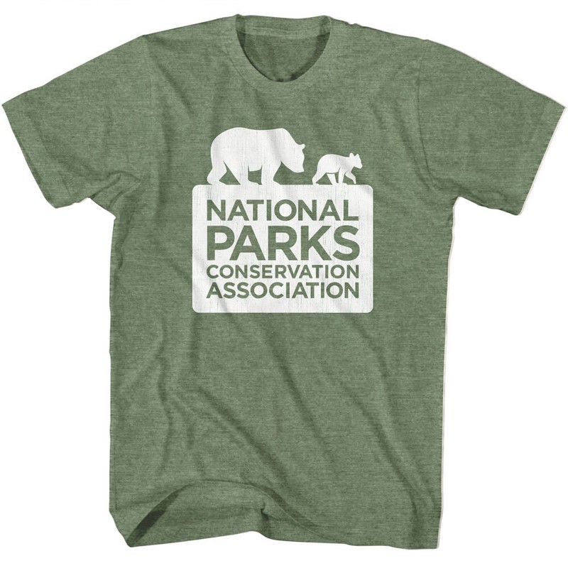United States National Parks Conservation Association Logo Bears Men’s T Shirt