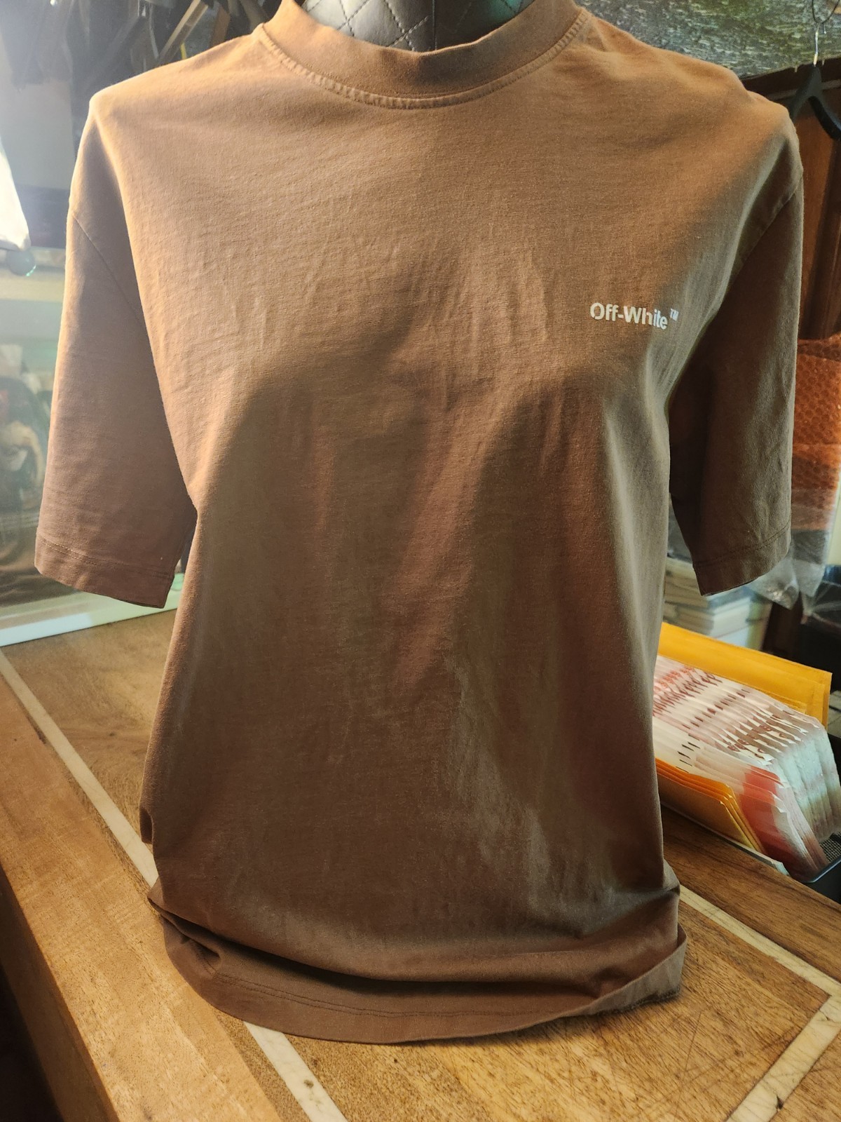 Men's Size Large OFF-WHITE Fall Winter 22/23 Tshirt Short Sleeve ITALY PreOwn gallery