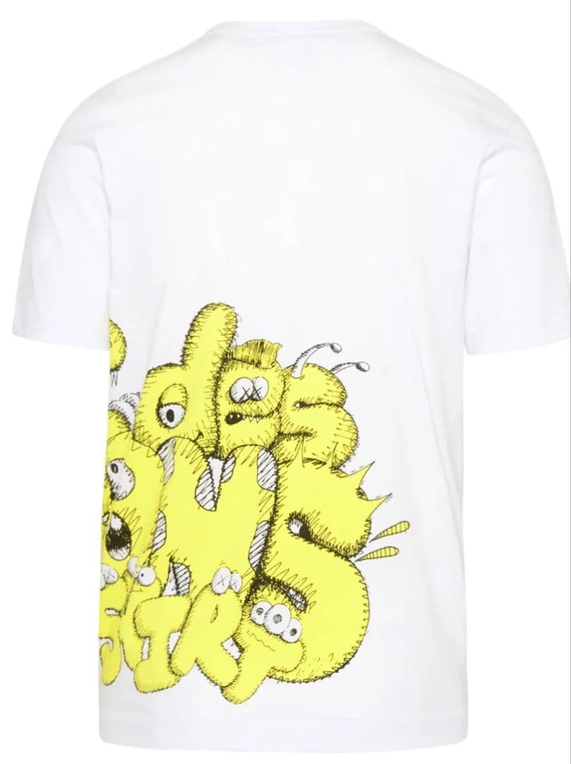 USED BRAND NEW COMME DES GARCONS SHIRT X KAWS PRINT TEE (NOT AVAILABLE JAPAN) gallery