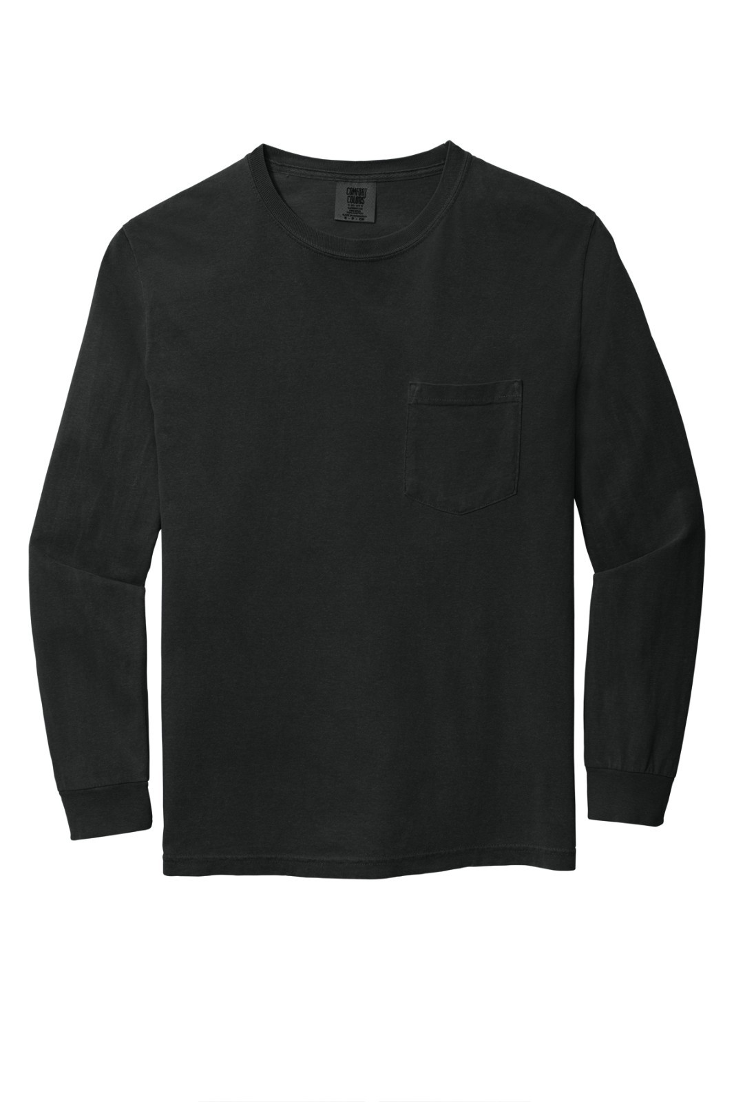 100% Cotton Comfort Colors Long Sleeve Pocket T-shirt Style 4410 Small-2X Large gallery