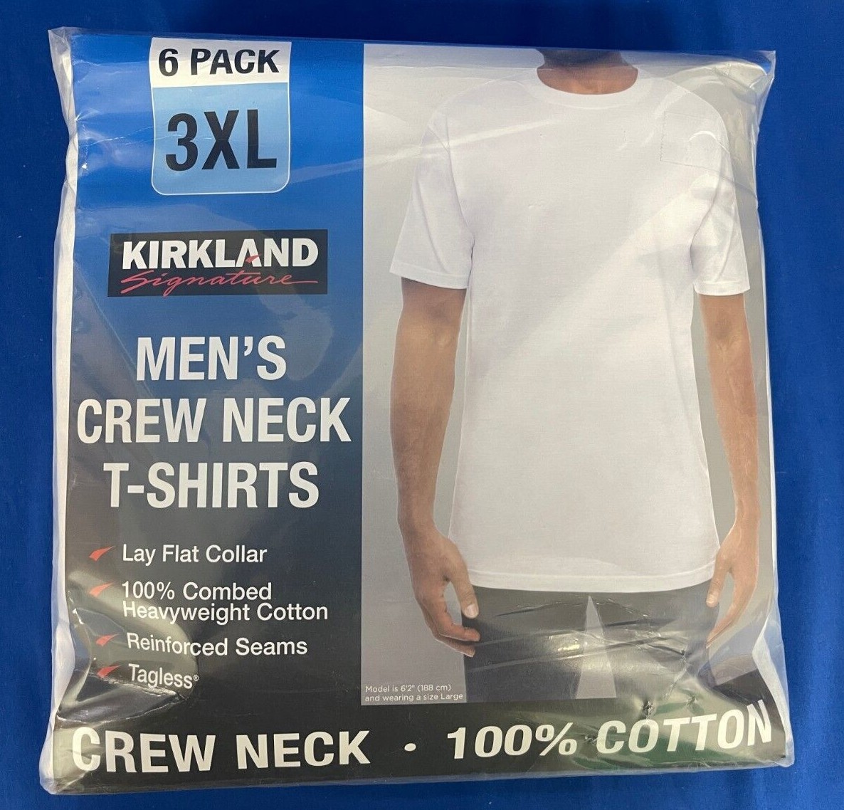 Kirkland Signature Men’s Crew Neck 6-Pack T-Shirts - Choose Color & Size - NEW gallery