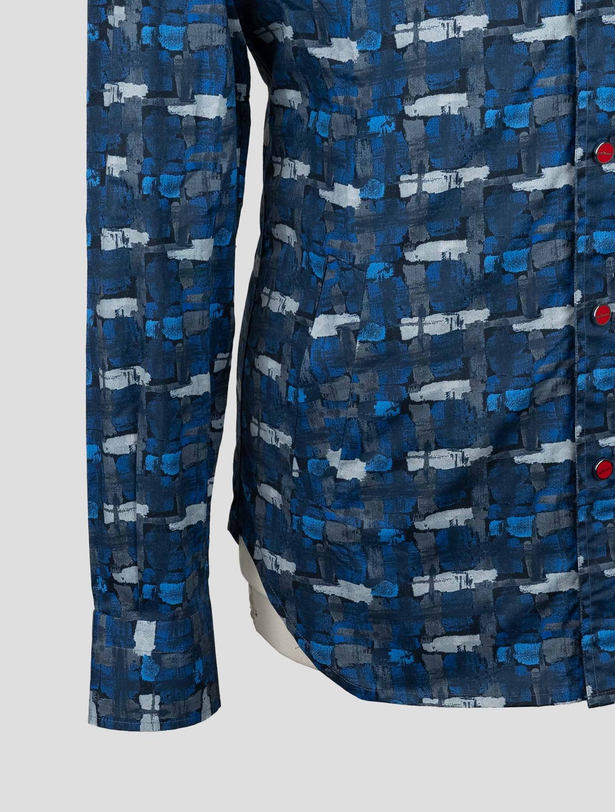 NEW KITON BLUE COTTON EA SHIRT MARIANO EU 56 - US 46 - 2XL KME44 gallery
