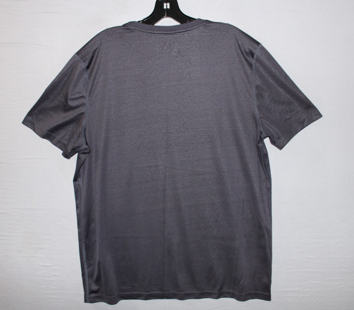 Tek Gear Men Athletic Shirt Size Large Charcoal Gray DryTek Performance Gym gallery