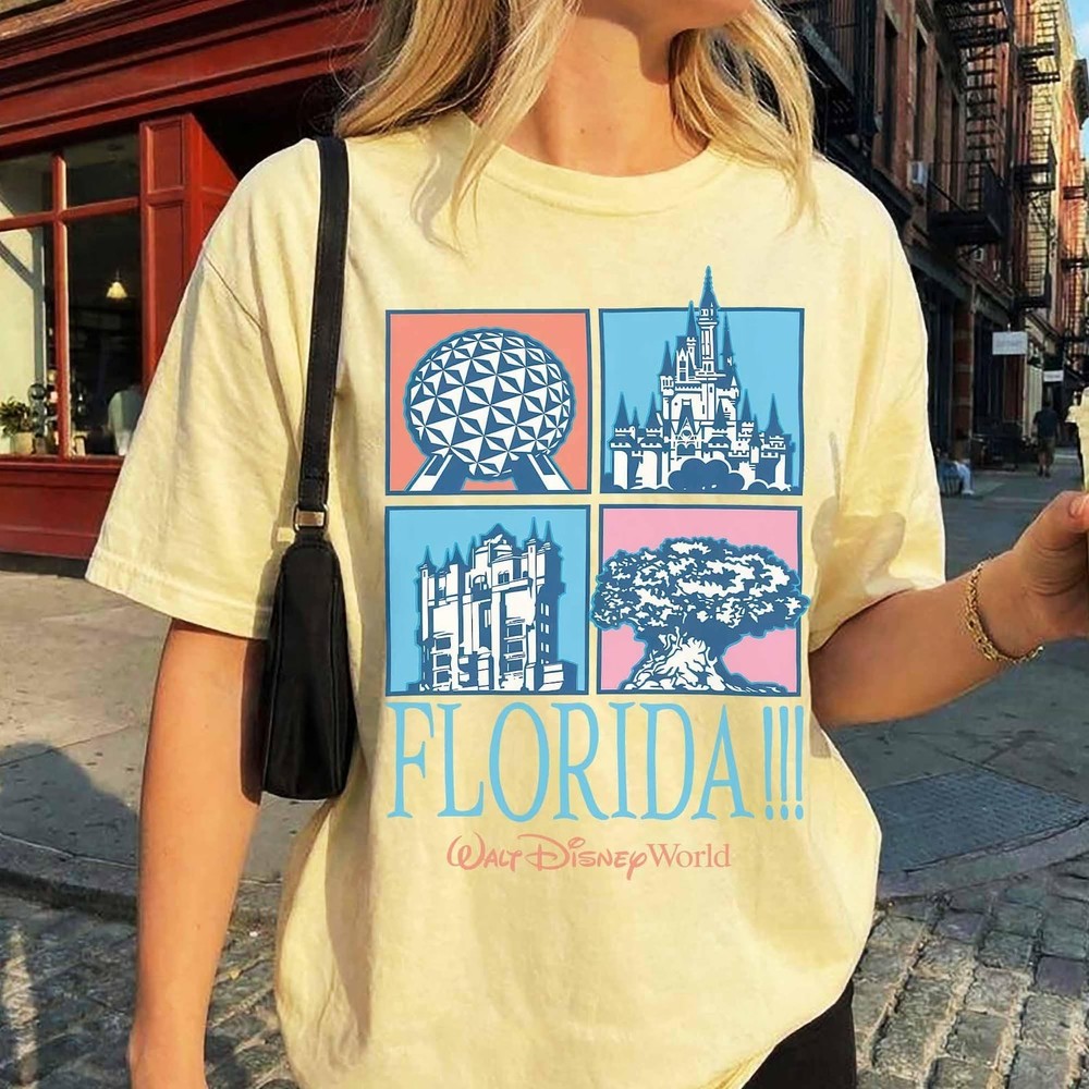 Walt Disney World Florida 4 Park Group Shirt, Walt Disney World Resort Family Ma