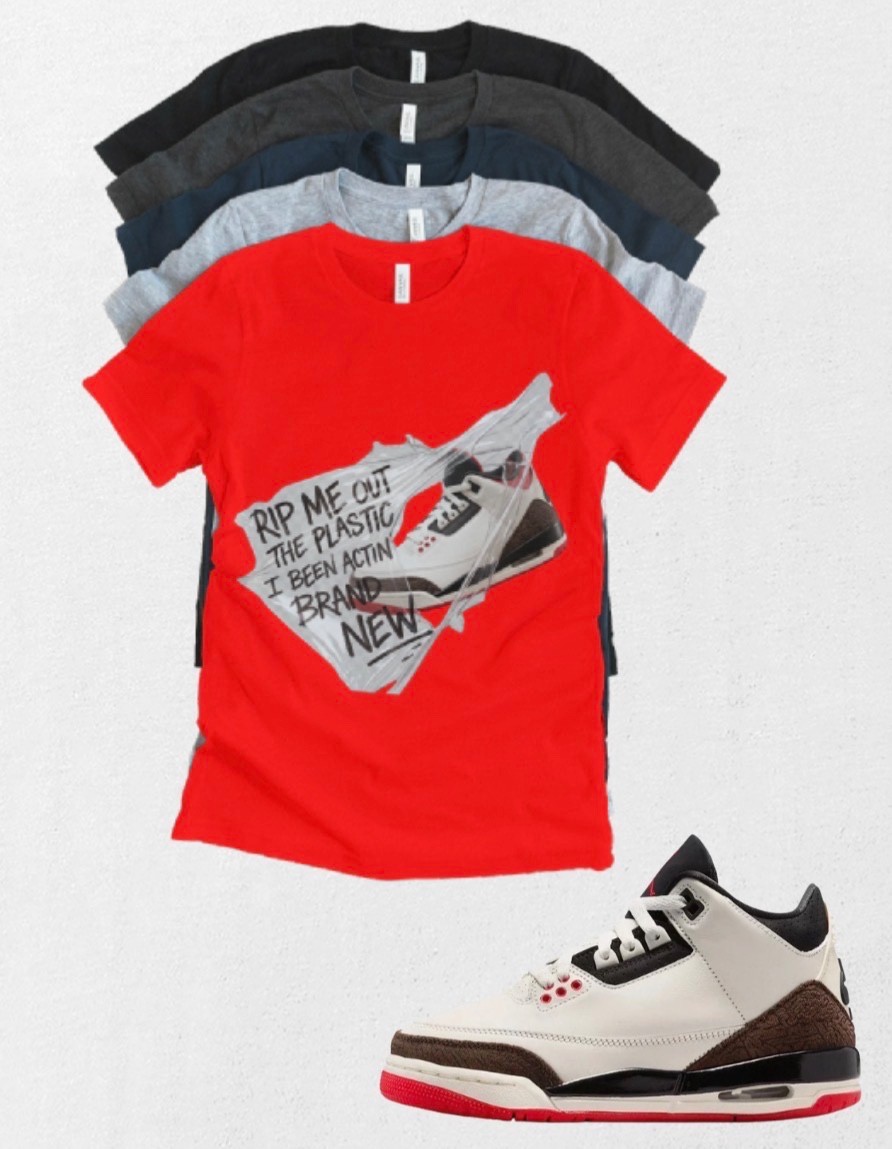 Shirt to match Jordan 3 OG Retro x Jordan Out the Plastic Worlds Best Tee gallery