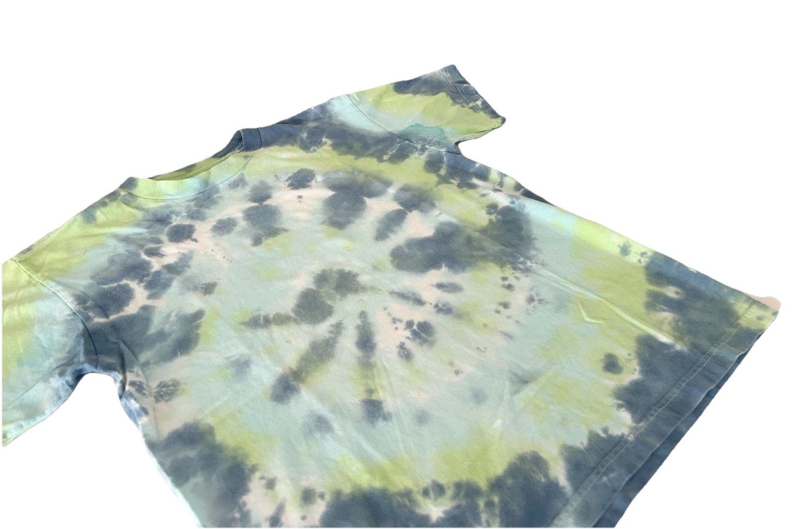Green Blue TIE DYE T-Shirt M gallery