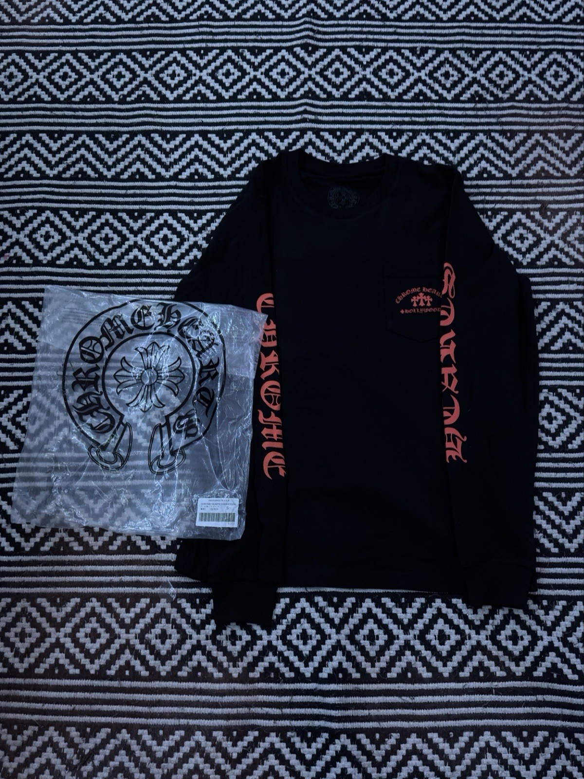 Chrome Hearts Men’s Long Sleeve T-Shirt Size Small