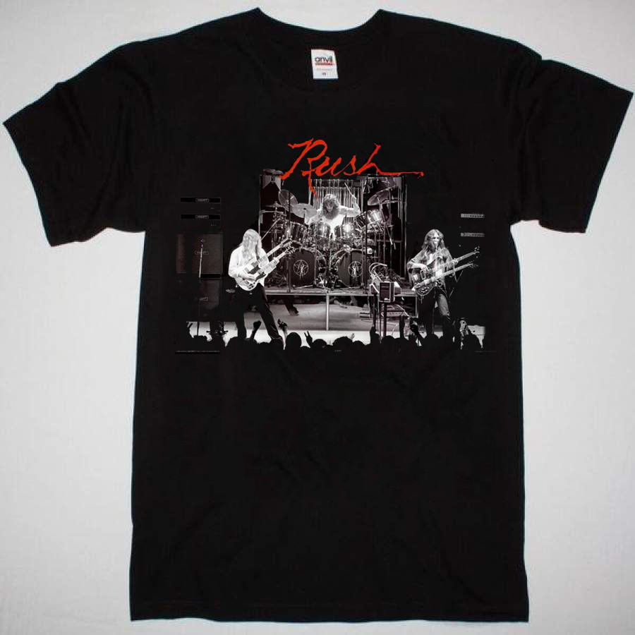 Rush Classic Rock Live T-Shirt Tee Unisex Short Sleeve Full Size S-5XL TN0230
