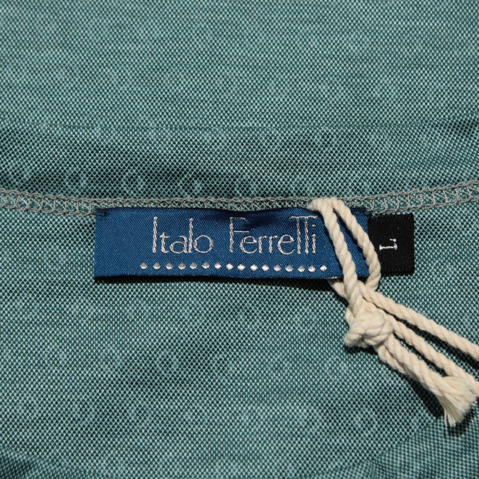 Italo Ferretti NWT Short Sleeve Crew Neck T-Shirt Size L in Green 100% Cotton gallery