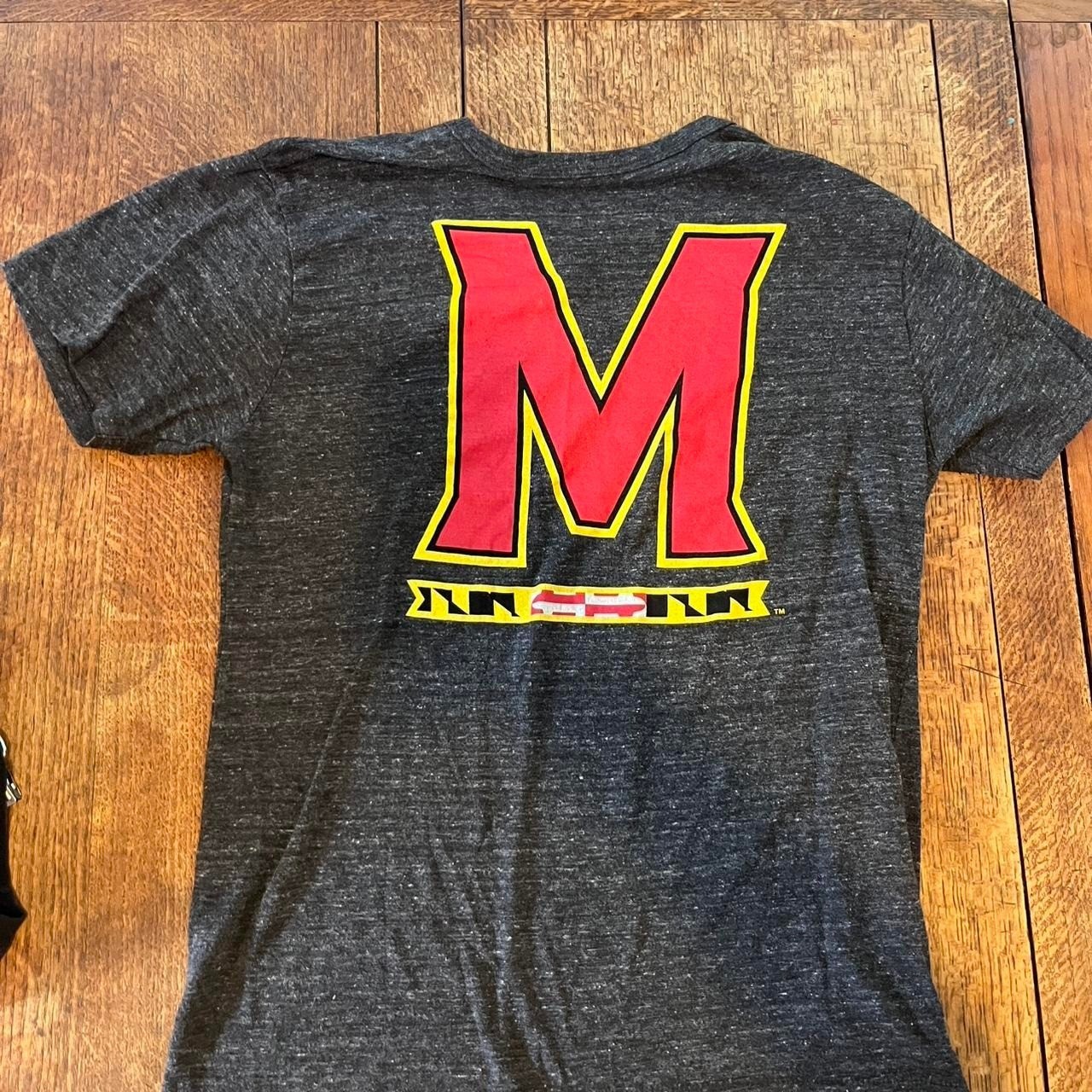 Maryland Terrapins Terps Colosseum Gray Men's T-Shirt cotton college sports gallery