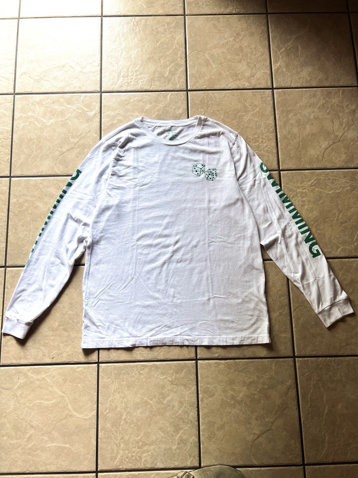 Mac Miller Swimming Graphic Long Sleeve Crewneck T-Shirt Cotton Knit XL gallery