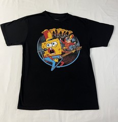 Nickelodeon SpongeBob Square Pants Black T shirt Men’s Medium Short Sleeve 2023
