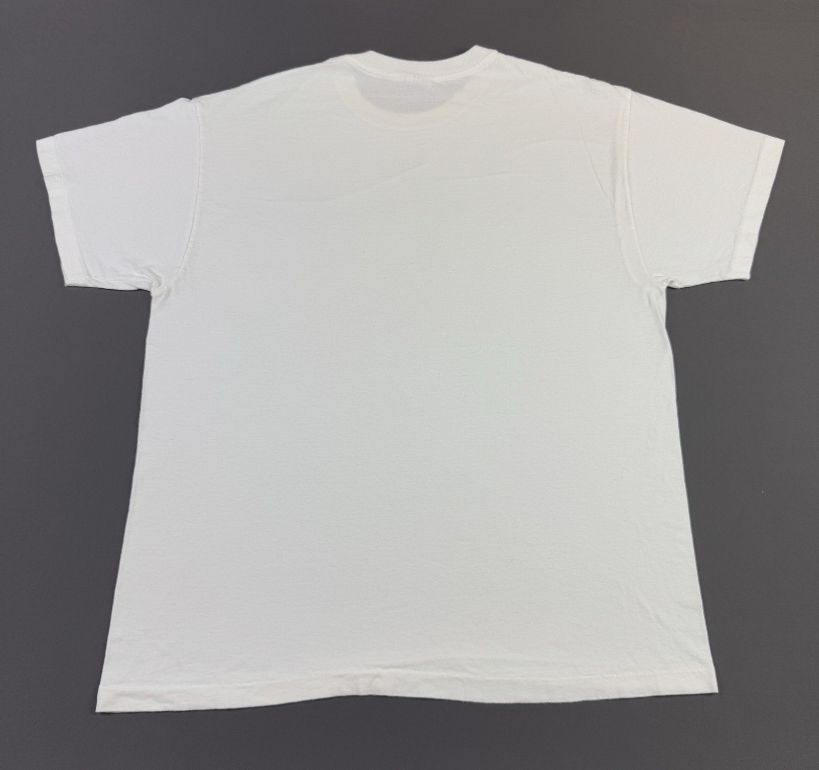 Rare Vintage 90s Hanes Blank White Shirt XL Single Stitch Essential Classic Tee gallery