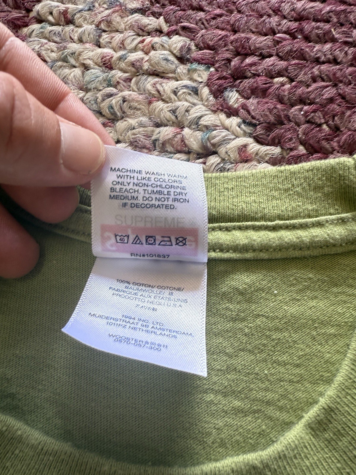 Supreme SS24 Futura Box Logo Tee Shirt You Was Raised Off Our Shíit Size Medium gallery