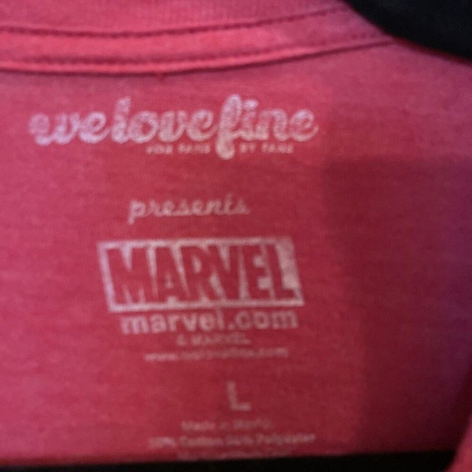 Marvel T-shirt. Chillin' is my business' Size Large gallery