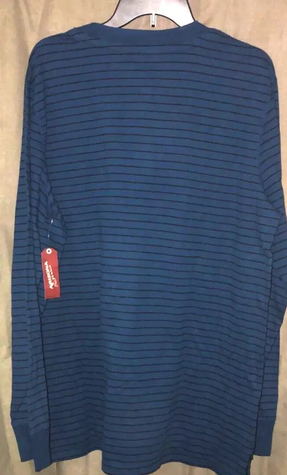 Arizona Jeans Company winter fall style graphic shirt size XXL blue gallery