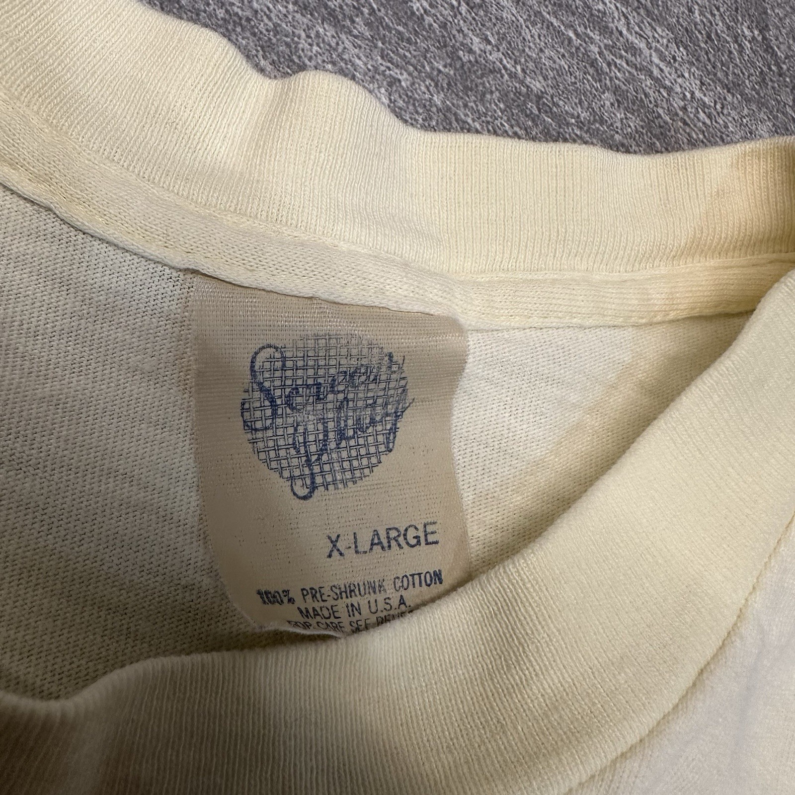 Vintage 80s Kappa Delta Sorority Single Stitch Formal Shirt XL USA 1987 gallery