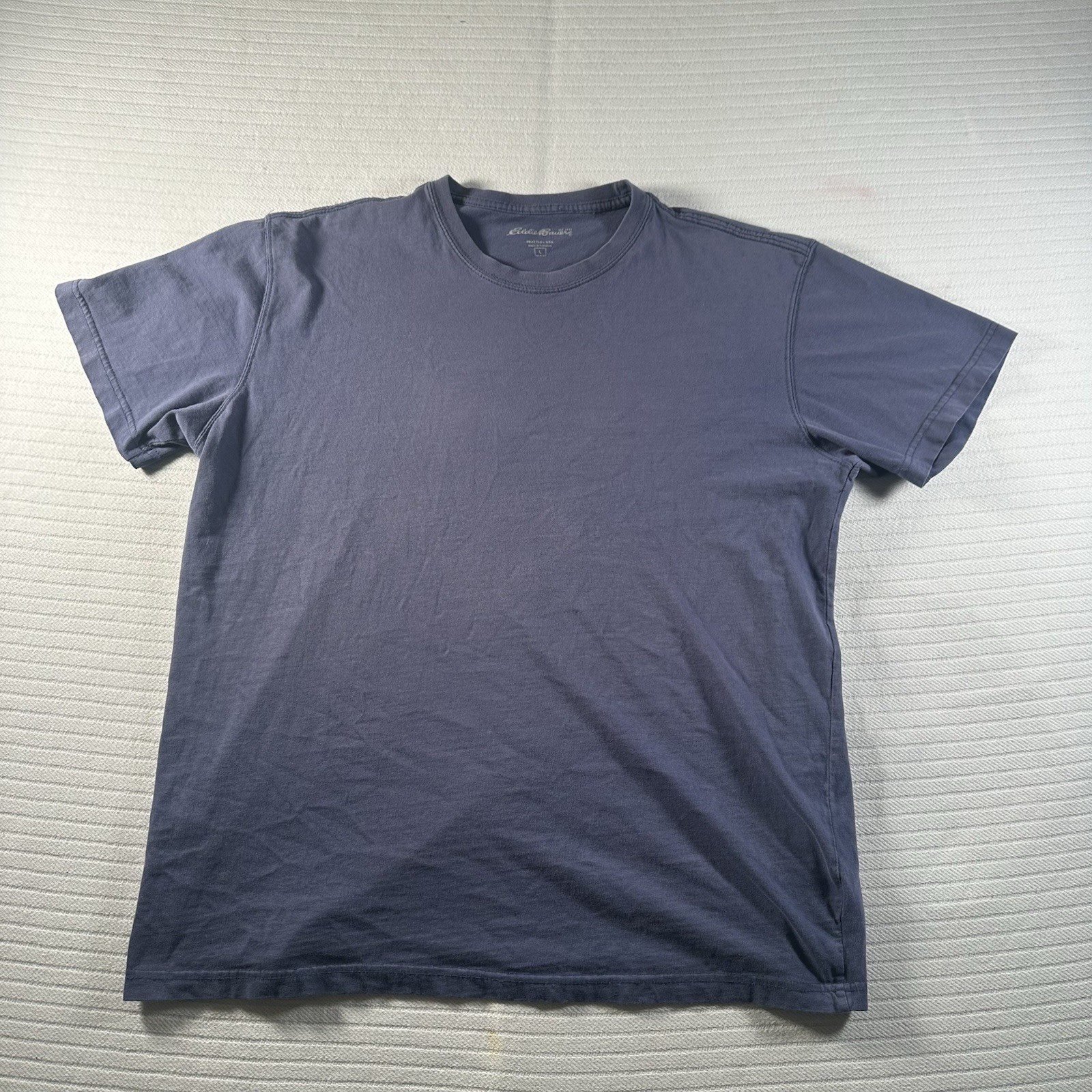 Eddie Bauer Legend Wash T Shirt Men’s Size L Blue Cotton Short Sleeve Classic gallery