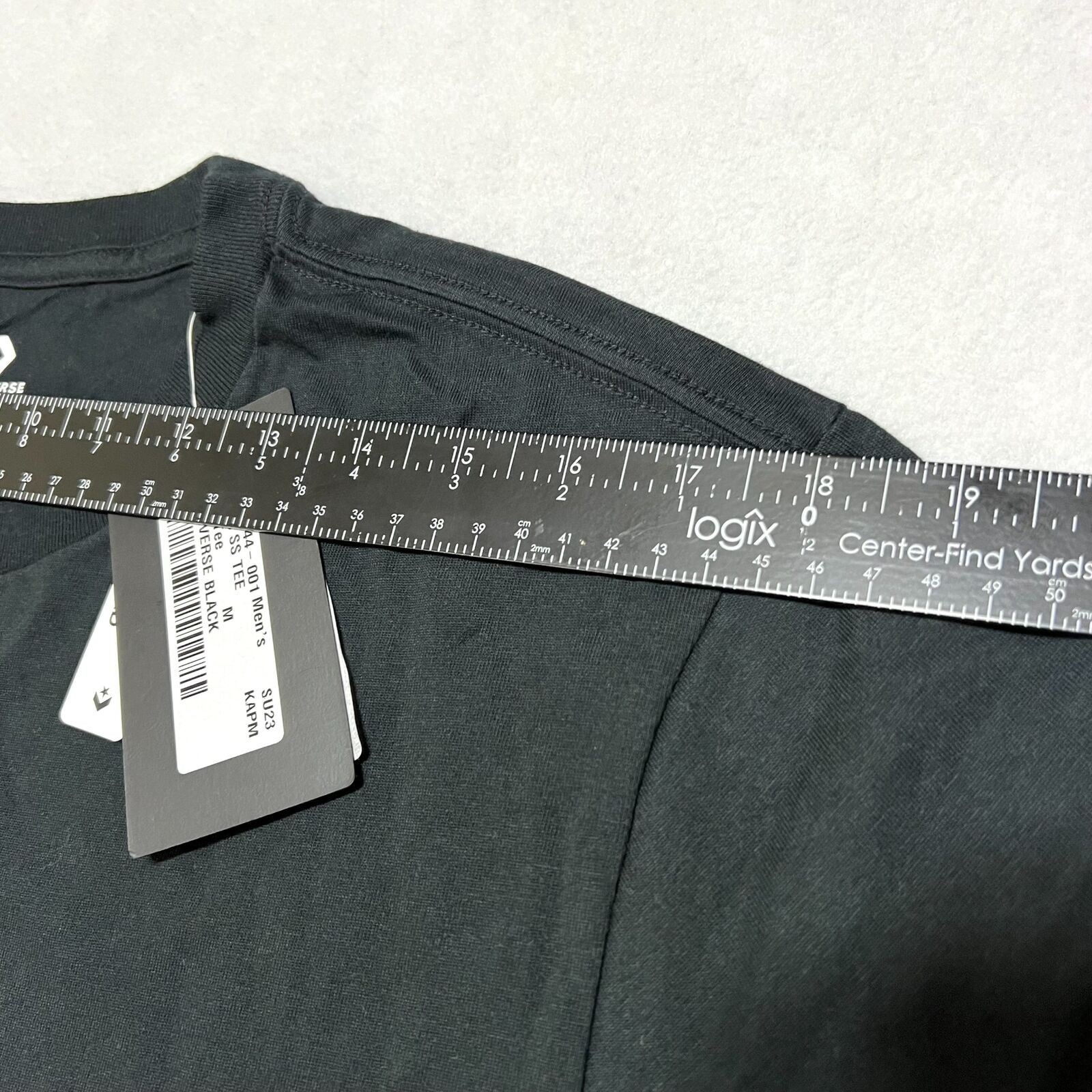 Converse Men's T-Shirt Black Graphic Black Crew Neck Short Sleeve Tee Medium NWT gallery