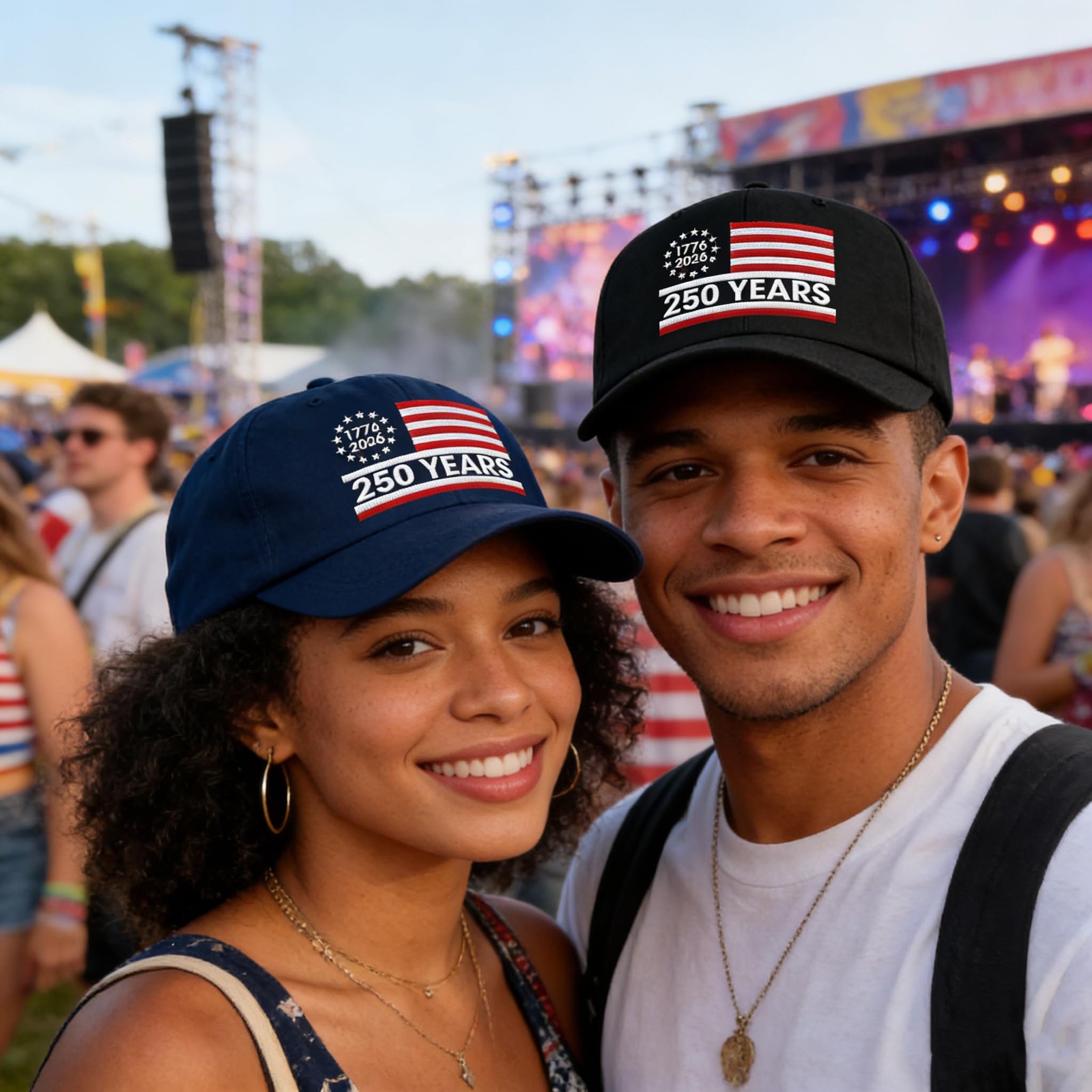 250 Anniversary USA Hat American Flag Baseball Cap 1776-2026 America Patrioti... gallery