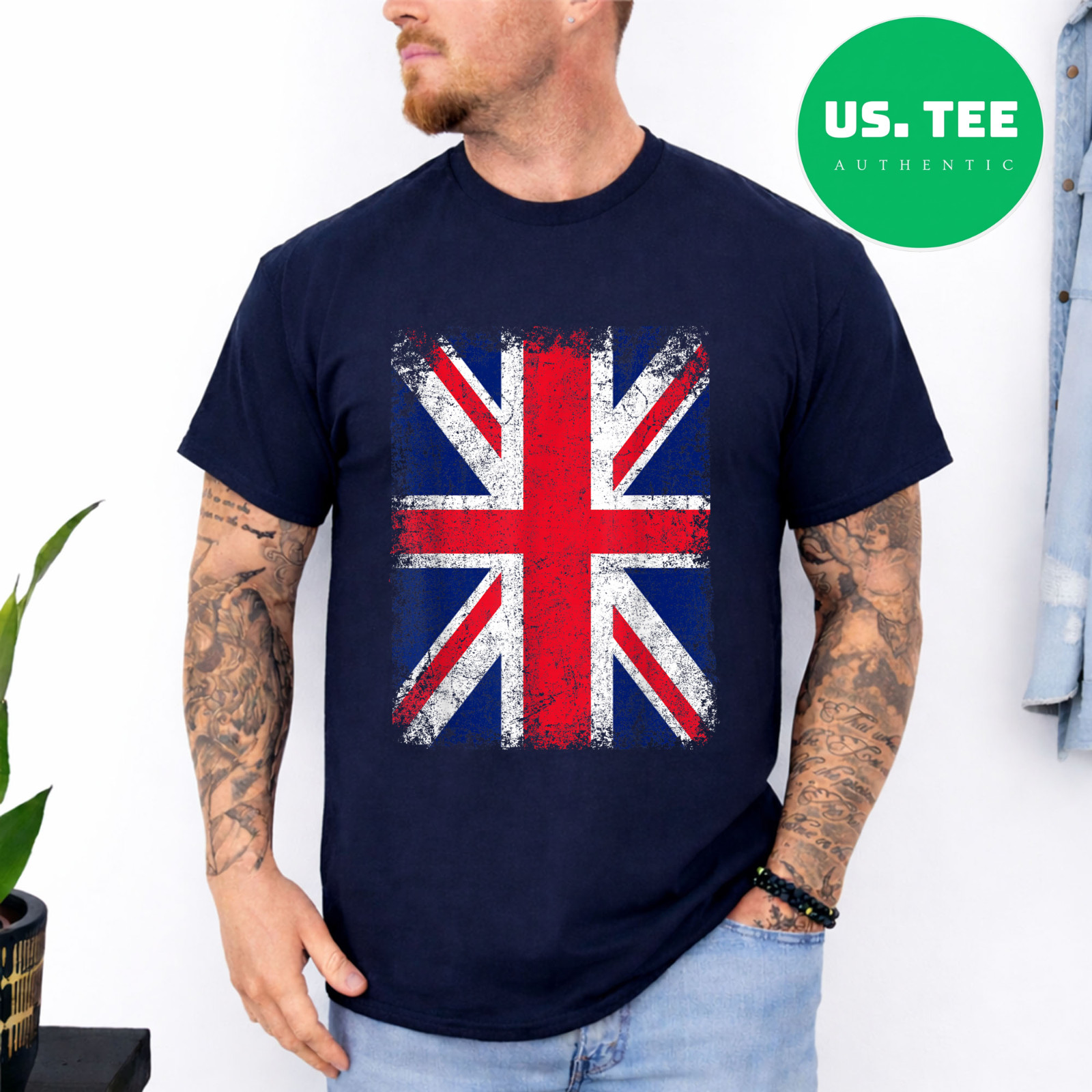 Union Jack Flag United Kingdom Great Britain England Gift T-Shirt gallery