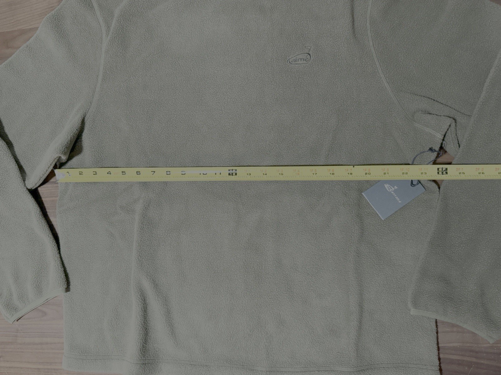 Aime Leon Dore ALD Golf Long-Sleeve Fleece Tee Winter Moss Embroidered Logos XL gallery