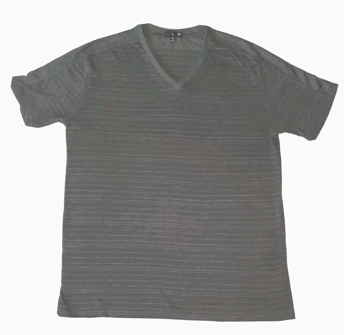 SIVA Men Large V-Neck Shirt Polyester Cotton Rayon