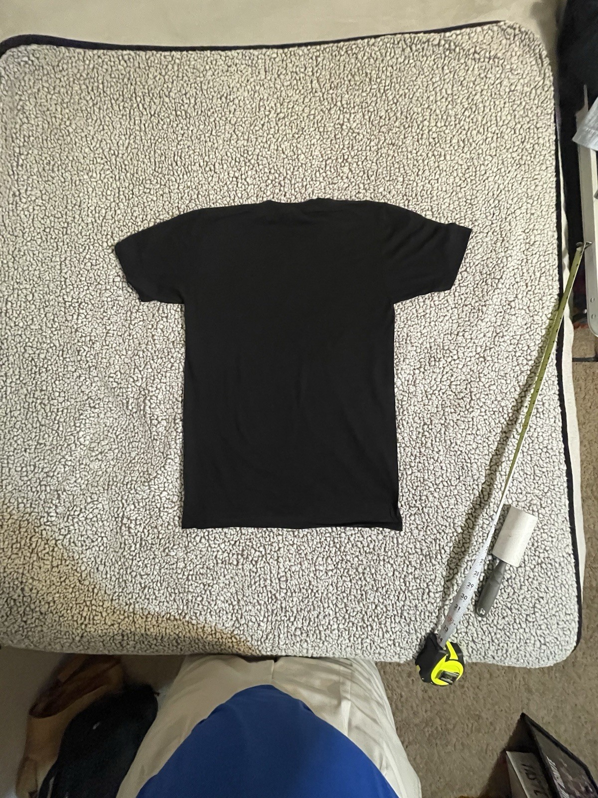American Apparel Fine Jersey 100% Combed Cotton T-Shirt Black Small Made In USA gallery